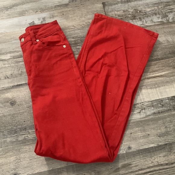 H&M wide leg twill pants in size women’s 0. - Picture 2 of 3
